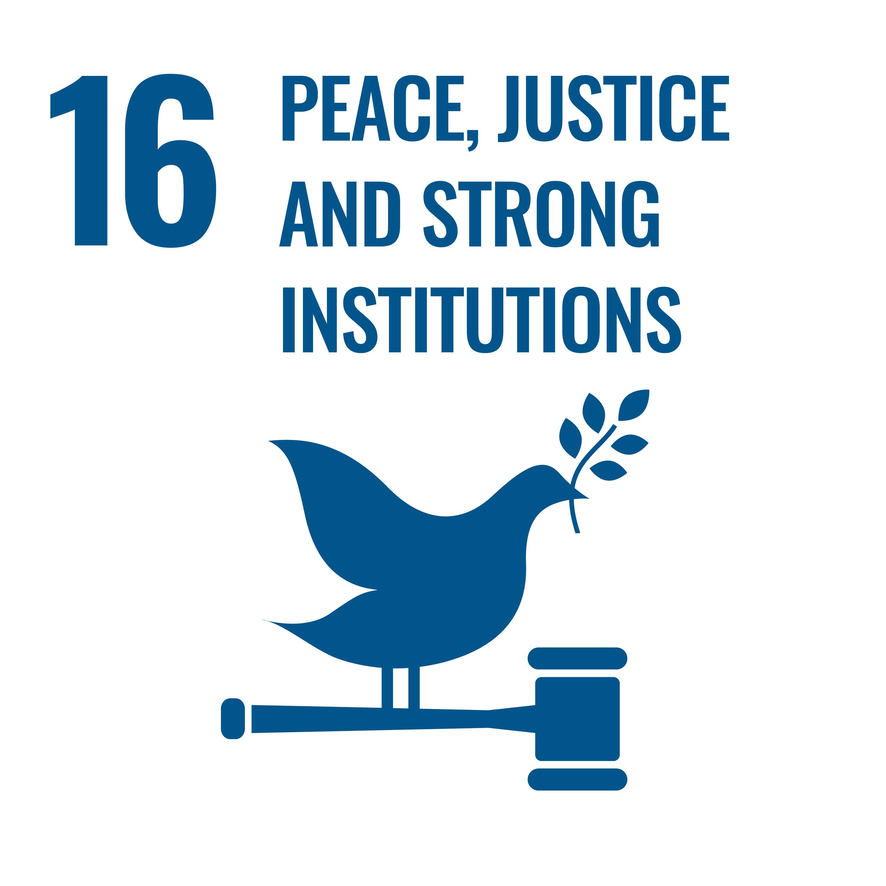 Sustainable development goal 16 - logo